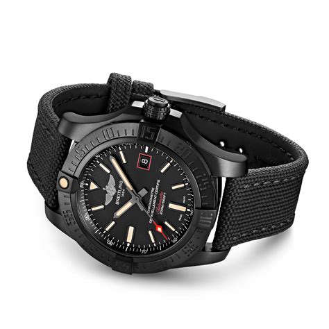 breitling avenger all black|breitling avenger blackbird automatic titanium.